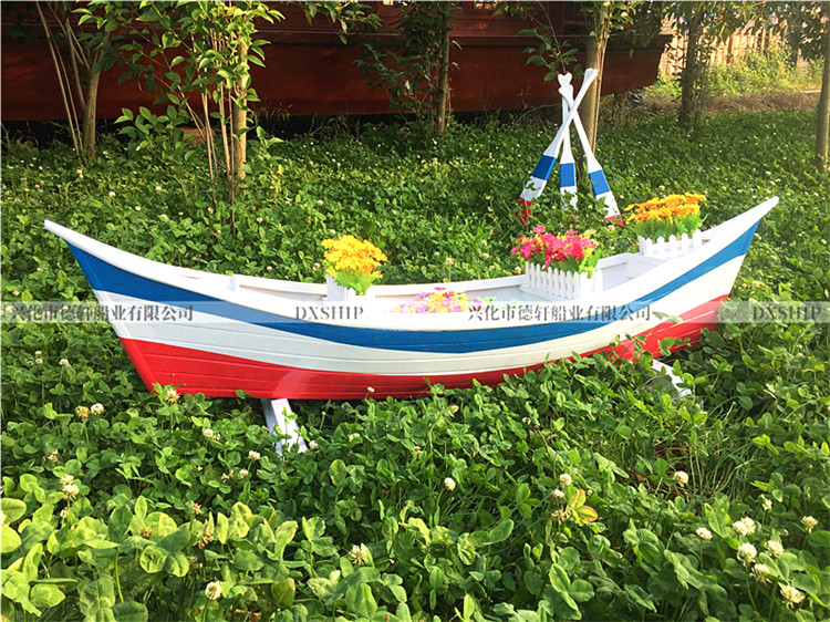 2米两头尖装饰船